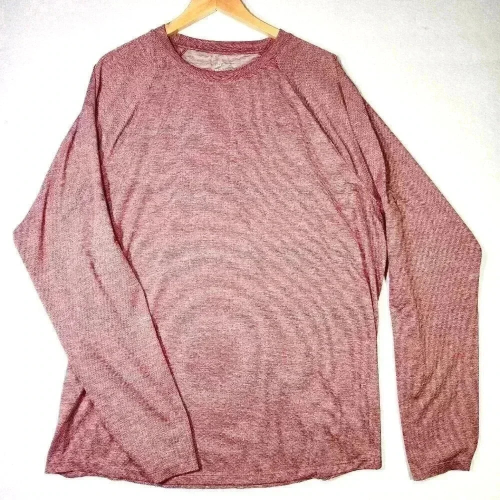 BCG Men's Long Sleeve Shirt 2XL Lightweight 100% Polyester RN#098223 Activewear - Picture 1 of 16